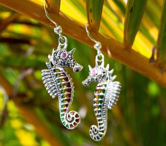 Ocean alchemy seahorse earrings from Diveplanit's ocean lovers christmas gifts guide