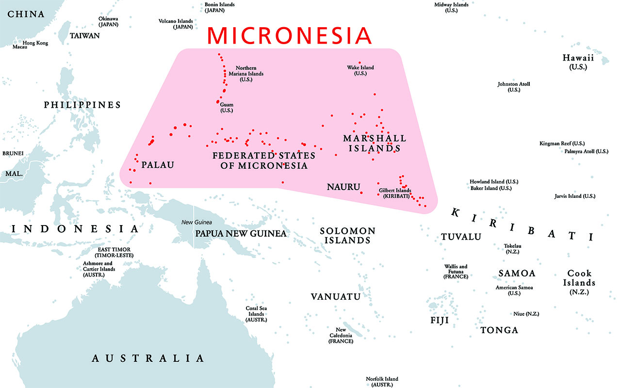 Micronesia map