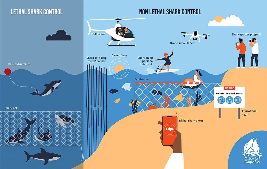 Shark mitigation technology c action for dolphins