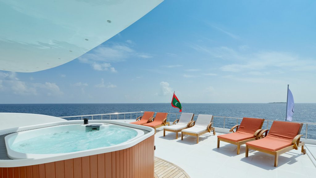 11 maldives blue force one central atolls maldives sundeck with jacuzzi