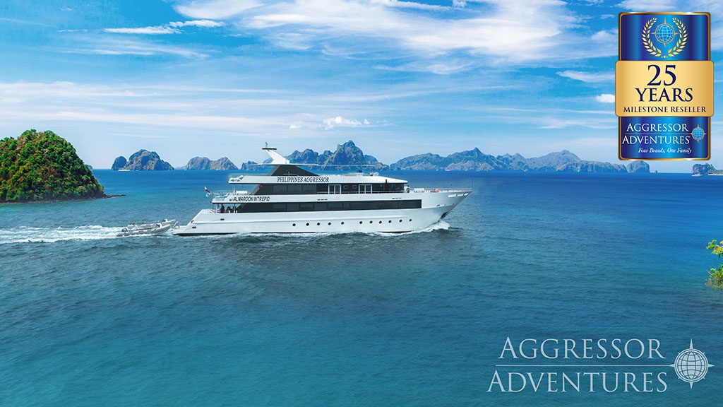 1 Philippines Aggressor Liveaboard Palau hero 25yearslogo