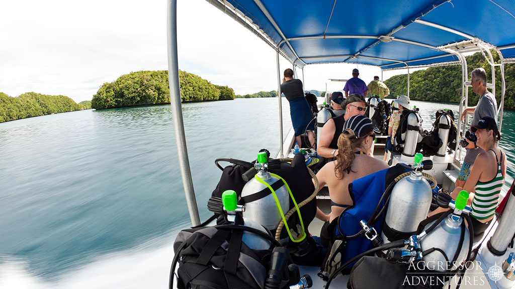 4 Rock Islands Aggressor Liveaboard Palau boat