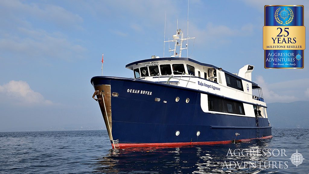 1 Raja Ampat Aggressor Liveaboard Indonesia hero 25yearslogo