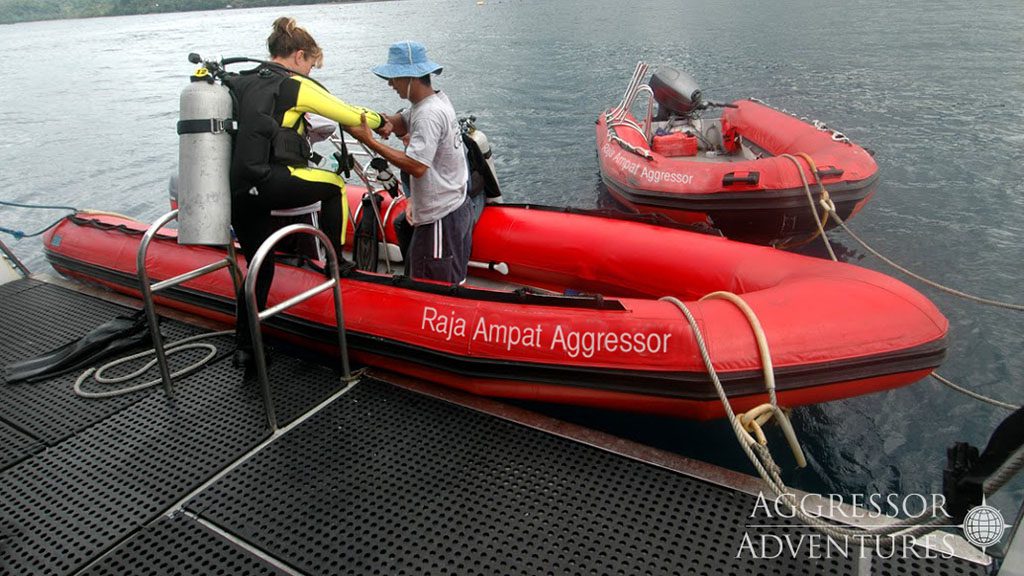 11 Raja Ampat Aggressor Liveaboard Indonesia dive tender