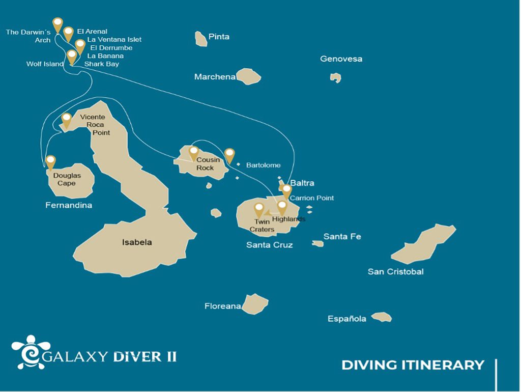 19 Galaxy Diver 2 Galapagos Galapagos Islands itinerary