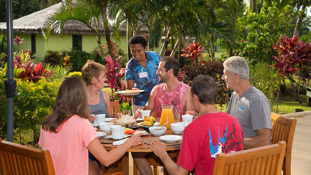 4 waidroka bay resort coral coast Fiji al fresco dining
