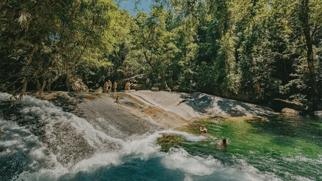 Atherton tablelands tour waterfall slide 2