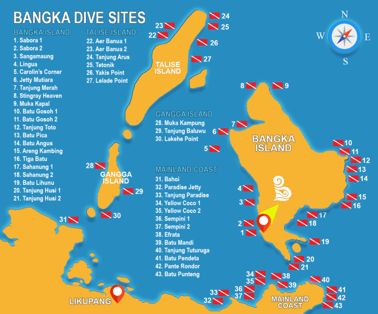 Map bastianos bangka dive sites 800x664 1