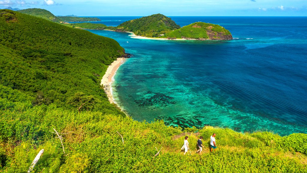 5 barefoot manta resort yasawa islands fiji aerial view