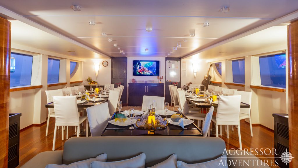 11 red sea aggressor ii liveaboard north egypt dining area