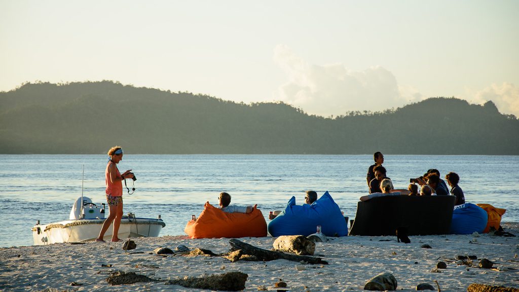 26 ambai liveaboard indonesia beach evening