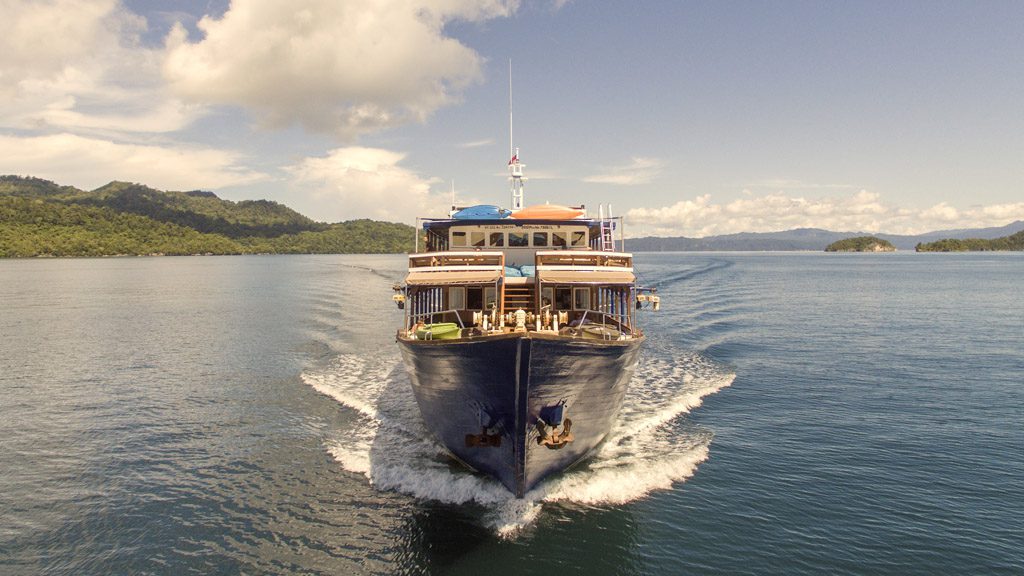 5 ambai liveaboard indonesia boat front