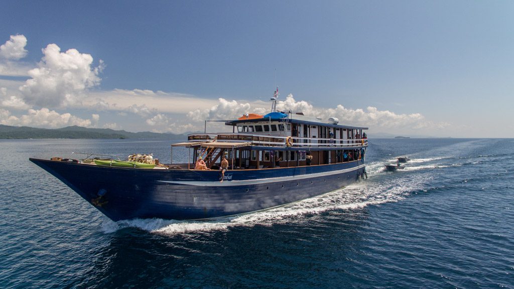 6 ambai liveaboard indonesia boat view