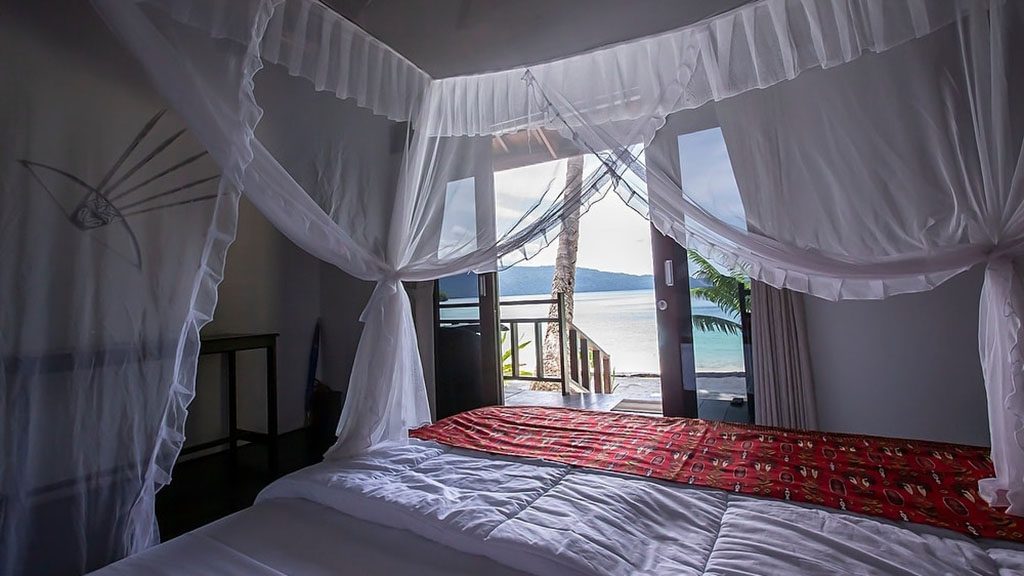 9 triton bay divers raja ampat indonesia deluxe seaview room