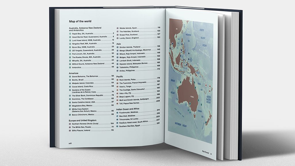 Ultimate dive sites book contents standing