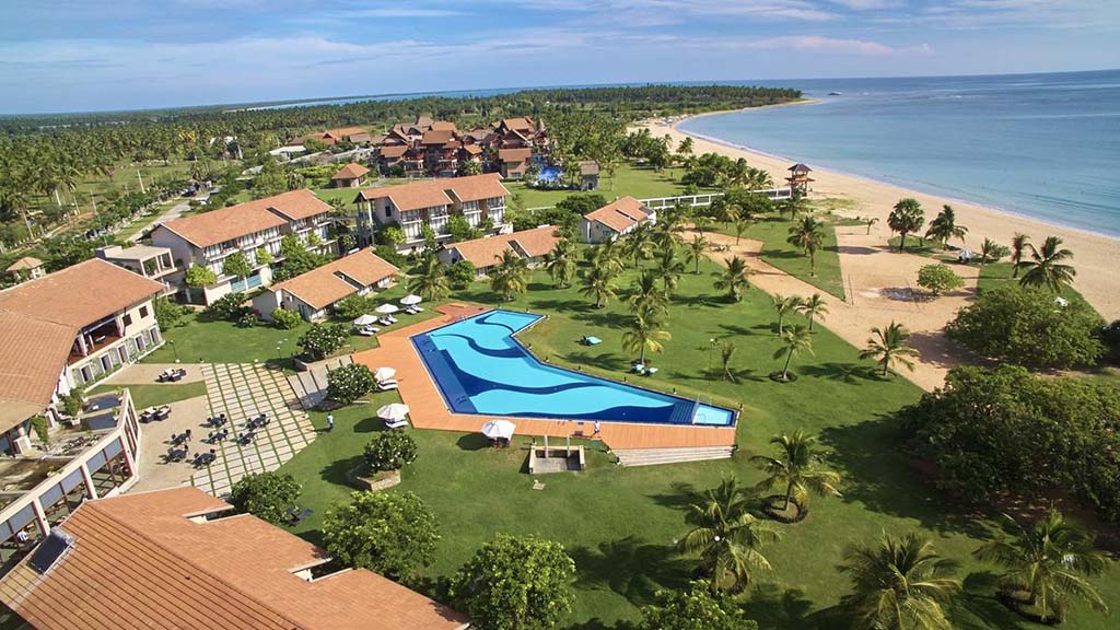 The calm resort spa arial