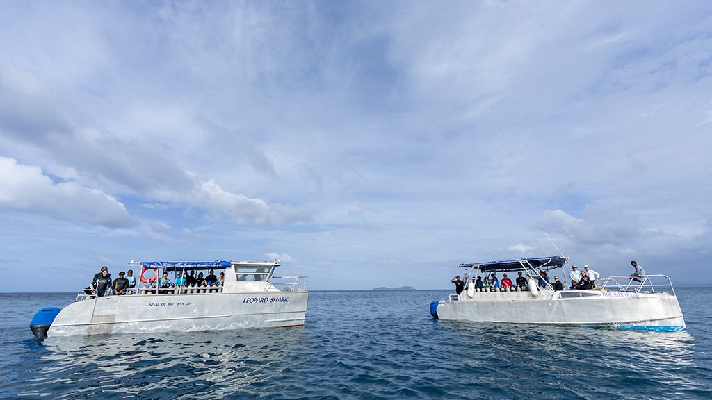 10 beqa lagoon resort beqa fiji dive boats