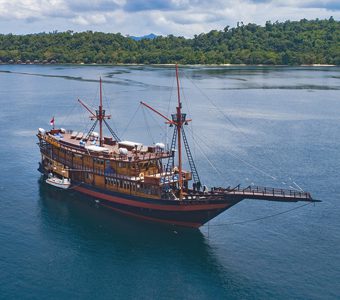 3 malaillo liveaboard indonesia boat aerial view 3 feature340