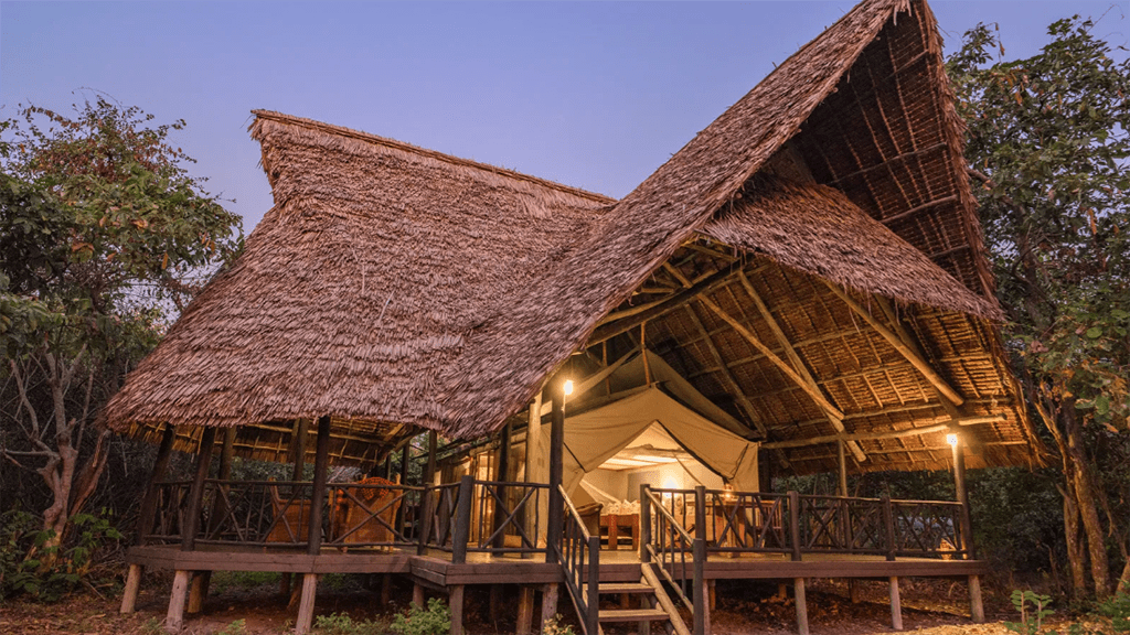 3 rufiji river camp tented accommodation