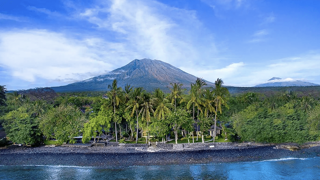 Mimpi resort tulamben bali aerial