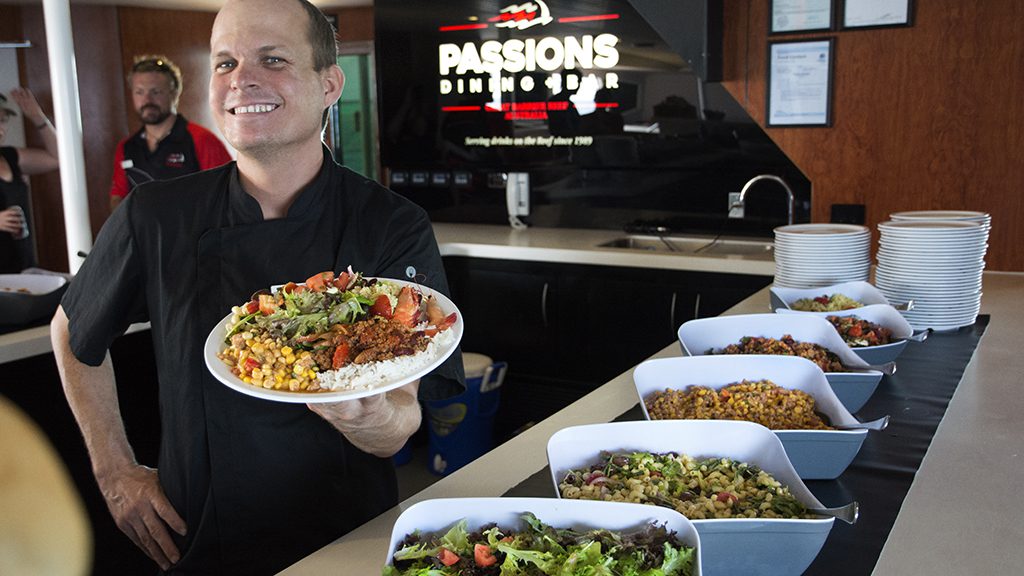 Passions of paradise cairns great barrier reef buffet lunch