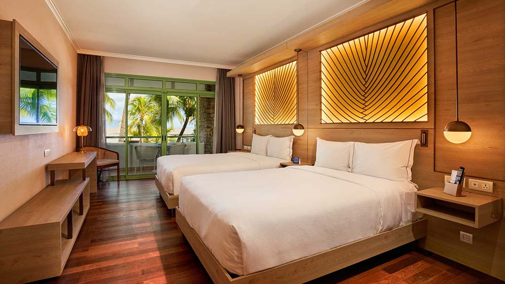 Tahiti hilton twin room