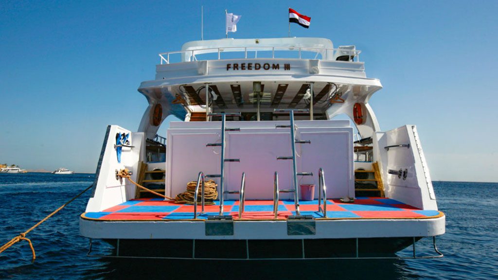 11 freedom 3 sharm el sheikh liveaboard red sea egypt rear view