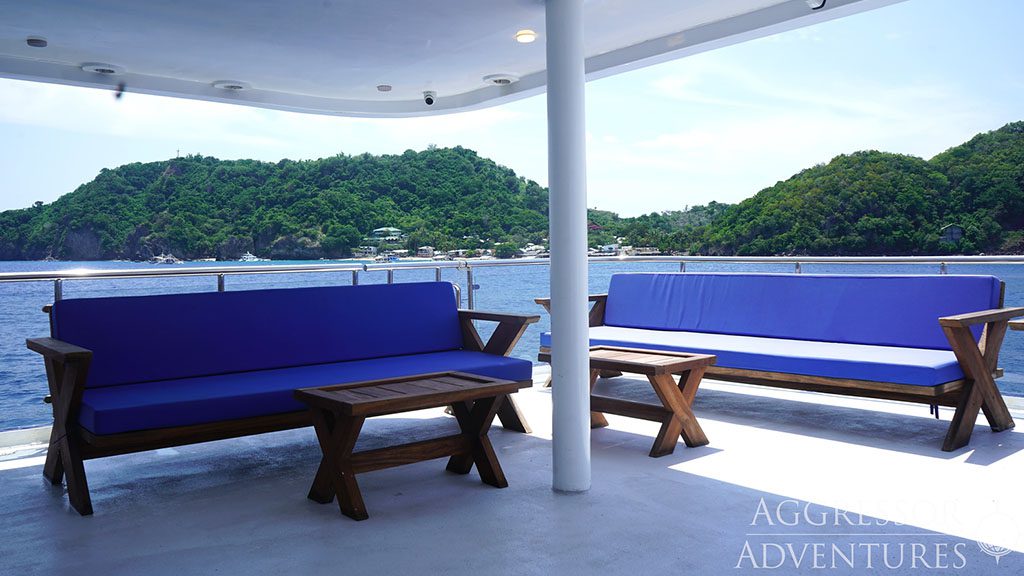 11 philippines aggressor ii dive liveaboard philippines outside lounge