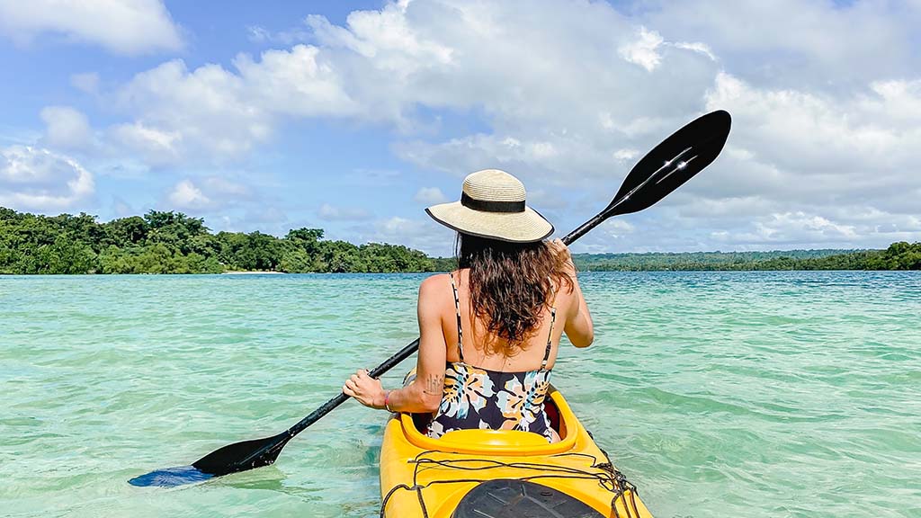 15 turtle bay lodge espiritu santo vanuatu kayaking