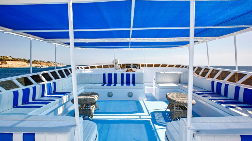 6 freedom 3 sharm el sheikh liveaboard red sea egypt upper deck view 2
