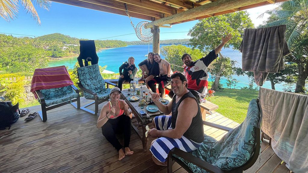 Dive vava u tonga axfactor dive divers on veranda