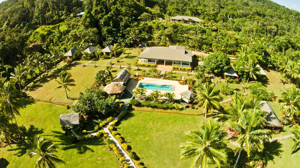 5 beqa lagoon resort beqa lagoon fiji resort drone view
