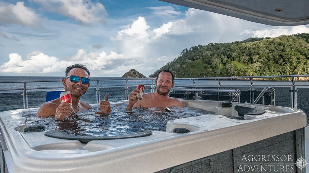 10 cocos island aggressor liveaboard australia jacuzzi on deck