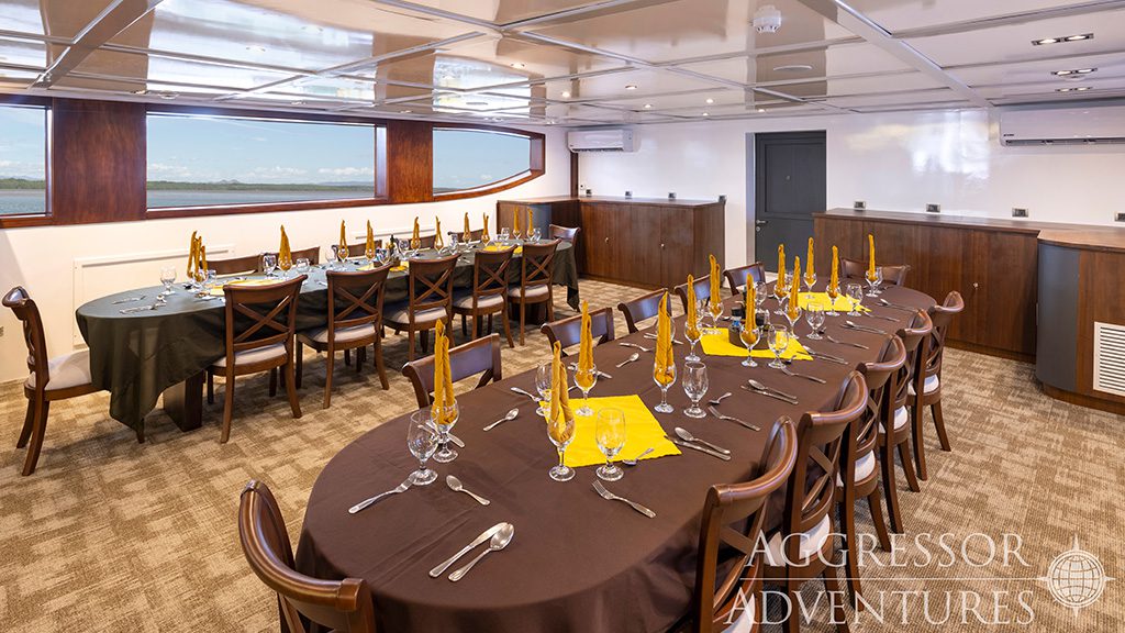 7 cocos island aggressor liveaboard australia dining