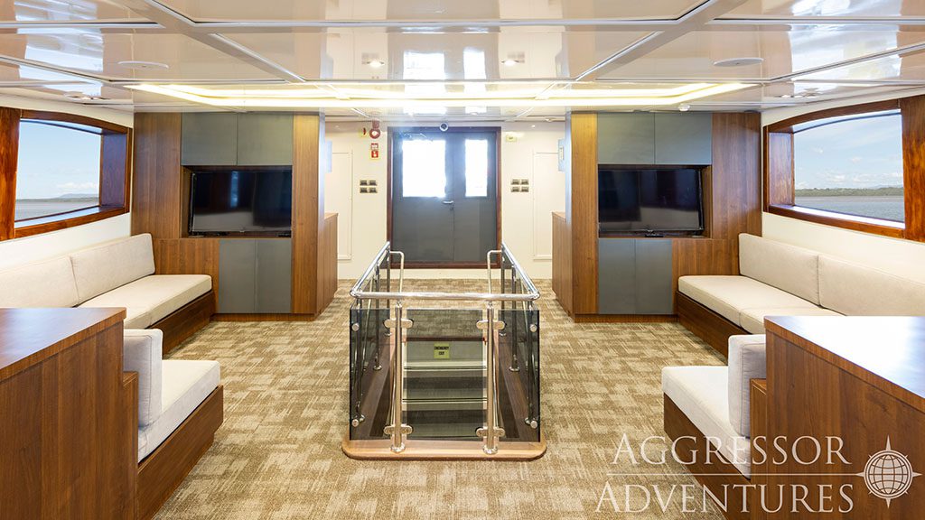 9 cocos island aggressor liveaboard australia lounge