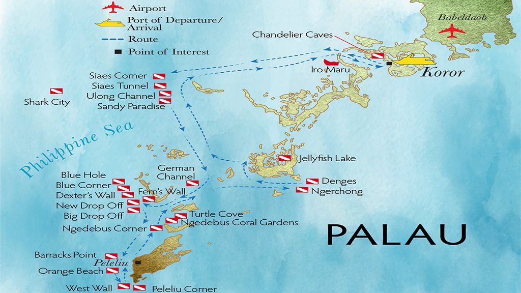 7 palau aggressor ii liveaboard palau itinerary map 7 palau aggressor ii liveaboard palau itinerary map