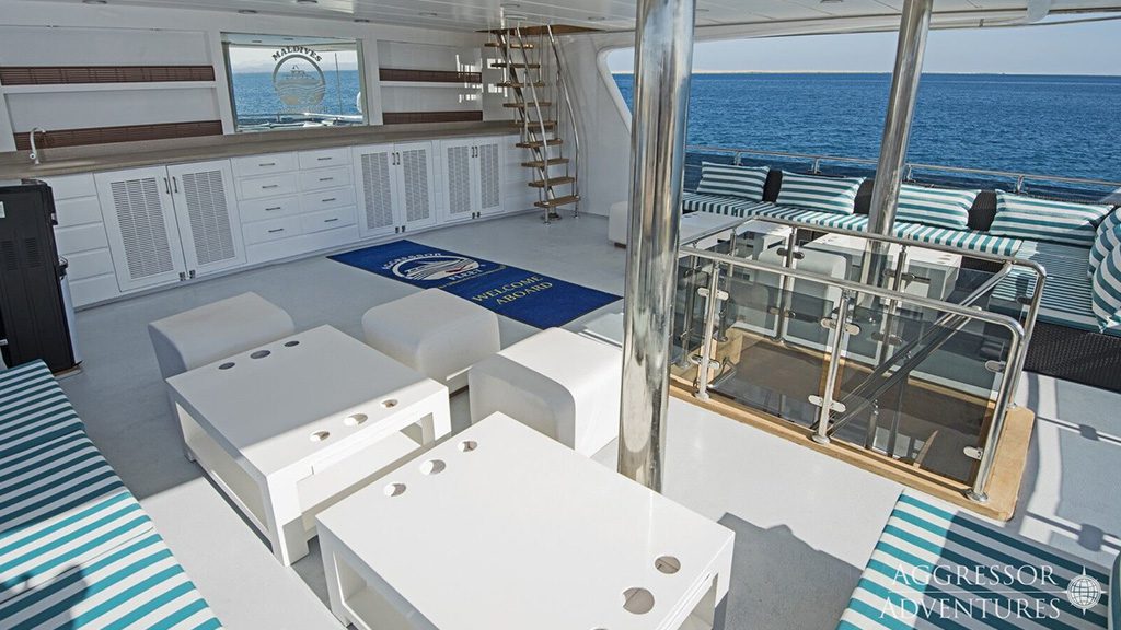 9 maldives aggressor ii liveaboard maldives outdoor lounge