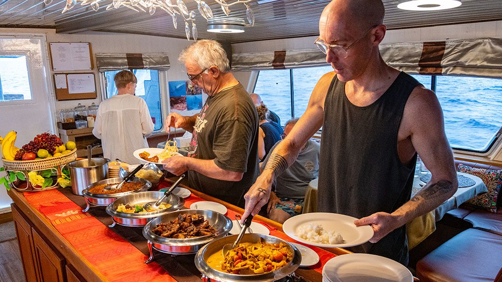 9 thailand aggressor liveaboard indonesia buffet