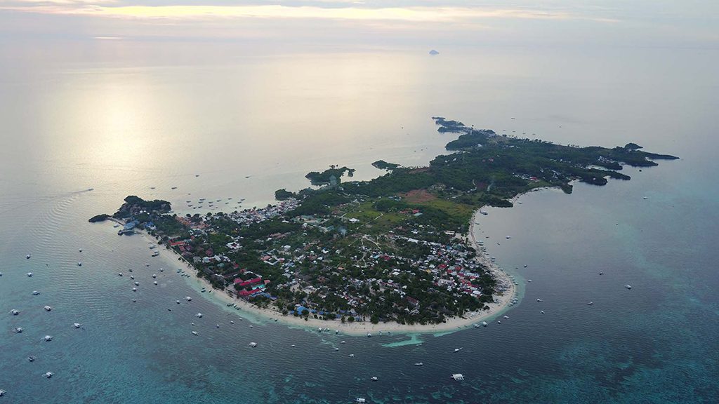 14 evolution malapascua philippines island aerial view