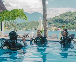 3 casalay boutique villas and dive resort anilao batangas philippines scuba diving beginner at the pool feature340