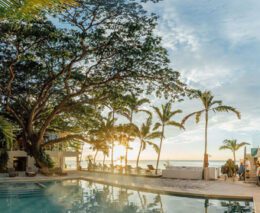 3 solitude acacia resort anilao philippines sunset pool view feature340