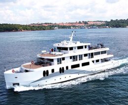 3 solitude gaia liveaboard palau aerial boat view feature340