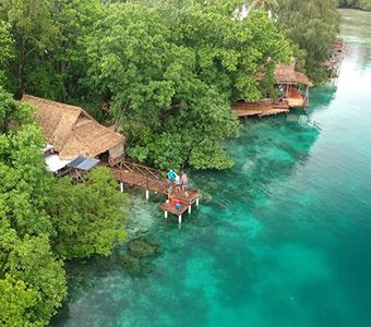 3 oravae cottage gizo solomon islands aerial room view feature340